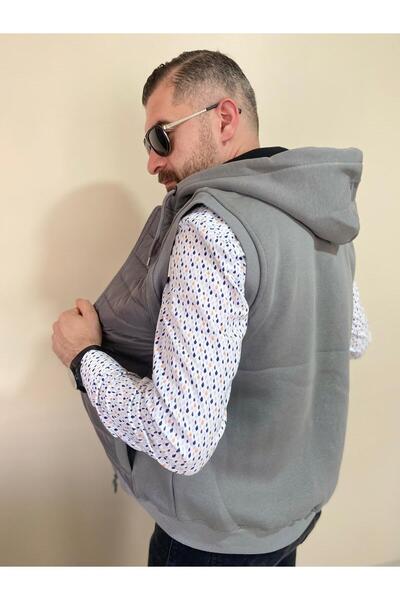 BENESSE Три нитки з капюшоном на блискавці з капюшоном