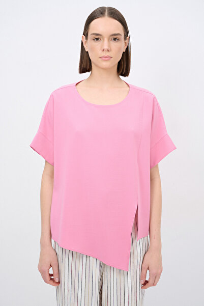 Love My Body Vıskon Asimetrik Bluz