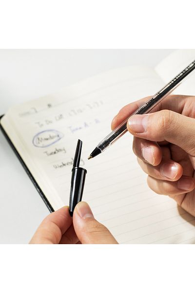 Deli Ball Point Pen BLACK EQ4-BK