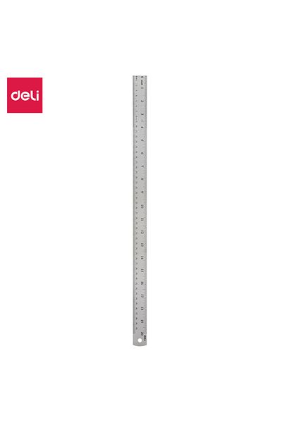 Deli Steel Ruler SILVER E8464