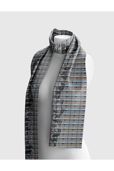 İLVİ Şal unisex Dakota Albastru