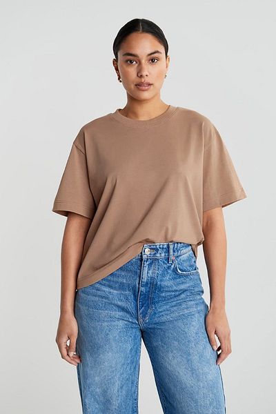 Madmext T-Shirt Mad Girls Camel Mg1284