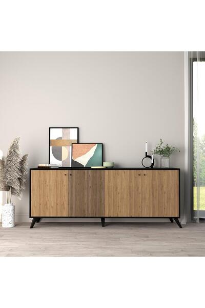 Bimossa H1030 Lisa Konsol Siyah-sepet 180cm