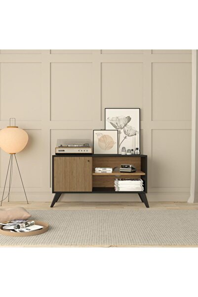 Bimossa B4030 Lisa Tv Ünitesi Siyah-sepet 100cm