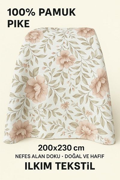 İlkim Cotton Pique 100% 200X230 cm