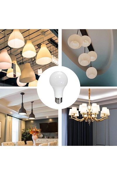 Generic ROSKA 10W LED Bulb E27 Base Daylight White, Energy Saving Light for Home & Office