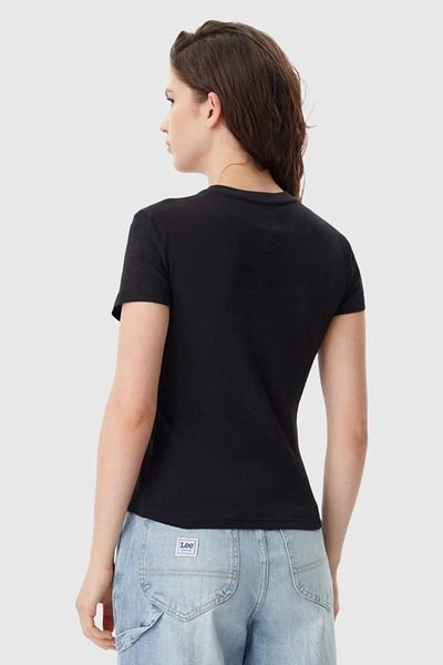 Tommy Jeans Crew Neck Black Women's T-Shirt Dw0Dw20315Bds