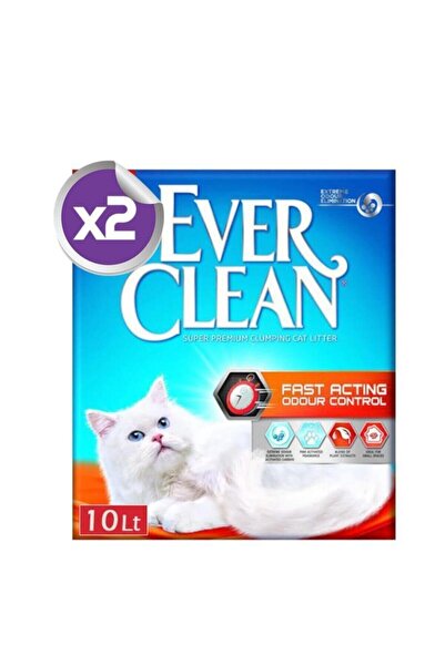 Ever Clean Fast Acting Doğal Bitki Özlü Topaklaşan Kedi Kumu 10 Lt X2 Adet