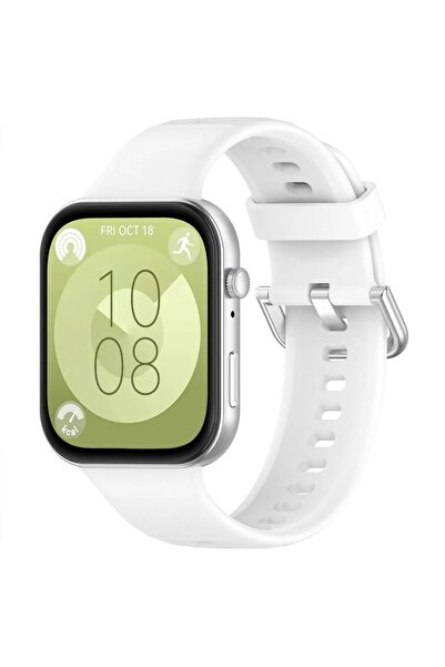 Huawei Watch Fit 3/4/4 Pro Ile Uyumlu Kordon Jel Silikon Tokalı Kayış