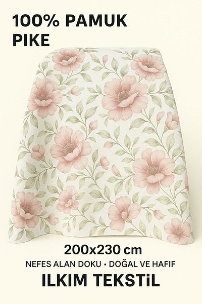 İlkim Cotton Pique 100% 200X230 cm
