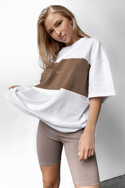 Madmext Mad Girls Weißes besticktes T-Shirt Mg1421