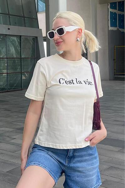 Madmext Γυναικείο T-Shirt με λαιμόκοψη σε μαύρο βαμβάκι - MG2150