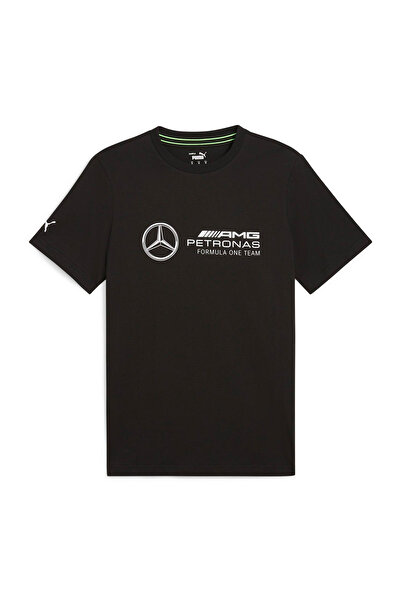 Puma MAPF1 ESS Logo Tee Μαύρο Unisex κοντομάνικο μπλουζάκι