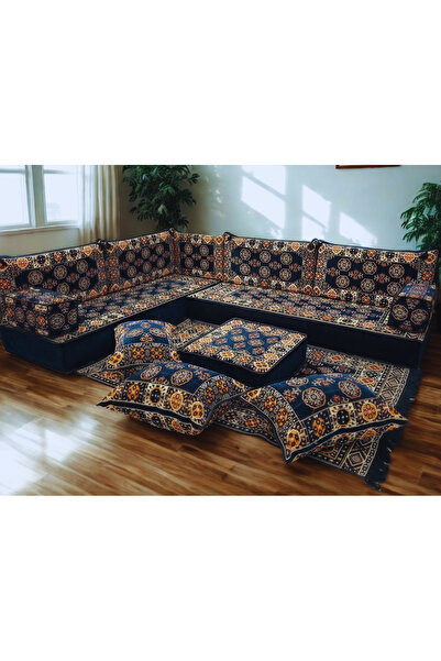 daireden L Tipi Şark Köşesi Takımı |  Kaliteli Süngerli | Hazır Kurulum