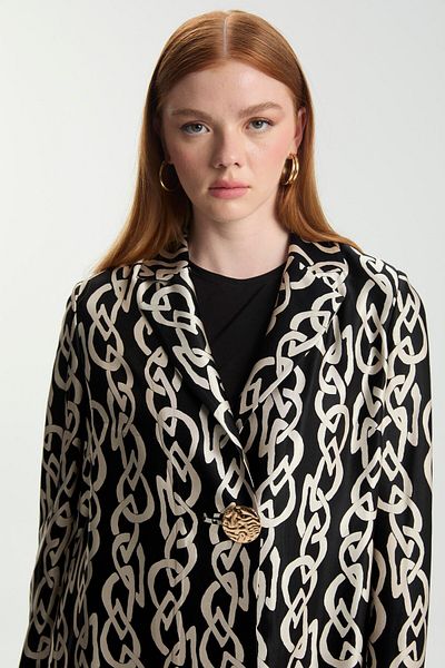 Zühre Inner and Outer Patterned Jacket