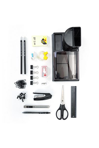 Deli Stationery Set BLACK E38254