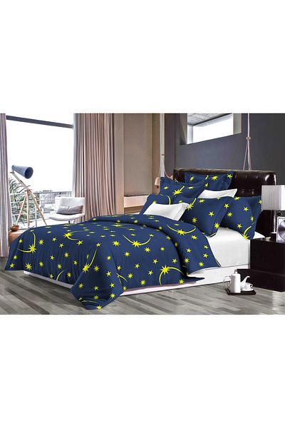 ALCAM Moon Night Quilted Microfiber Quilt, 180x200 Cm, 250g/m2