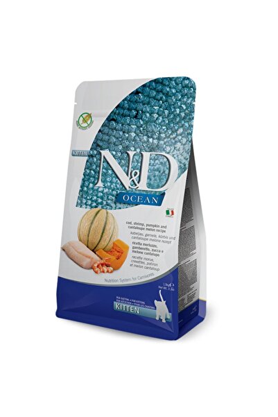 N&D Nd Ocean Pumpkin Morina Balkabağı Karides Kavun Kitten 5 kg