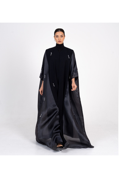 Rosette Abaya Black-R-202512