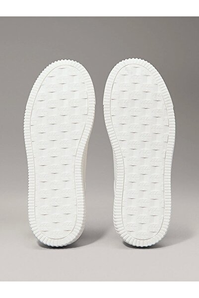 Calvin Klein Kadın Beyaz Ck Logolu Sneaker