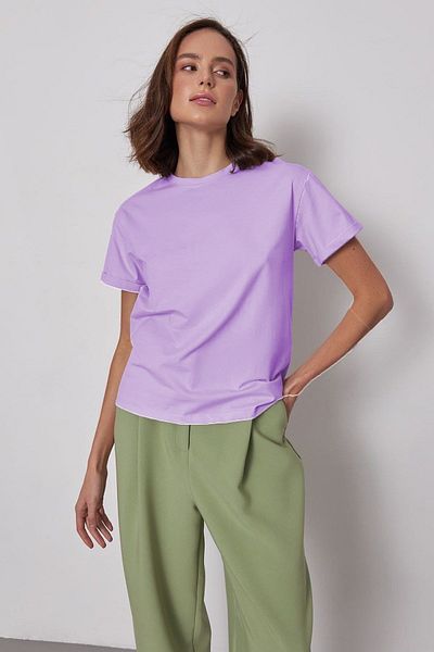 Madmext Lila T-Shirt Mad Girls Mg1351