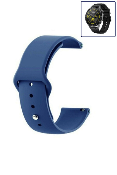 Huawei Watch Gt4 46mm Compatible Band Soft Textured Flexible Gel Silicone Nav...