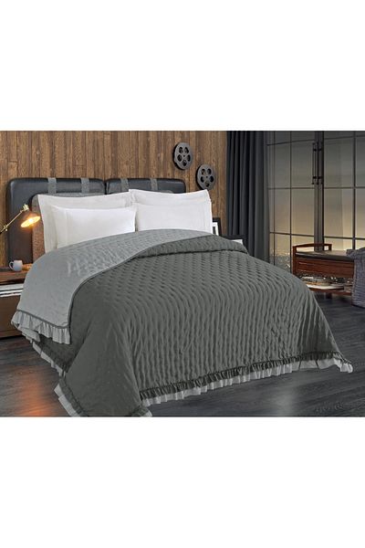 Bella Home Adriana Ruffled Bedspread