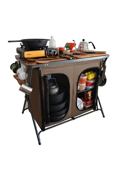 NURGAZ Campout Çift Kapılı Kamp Mutfağı