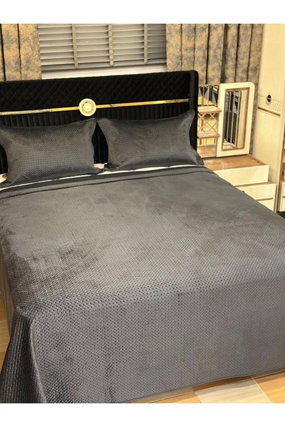 NİVEMESHOME Nivemeshome Bed Mat Double 240X260 Anthracite Tuscany
