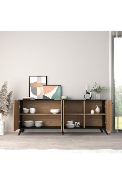 Bimossa H1030 Lisa Konsol Siyah-sepet 180cm