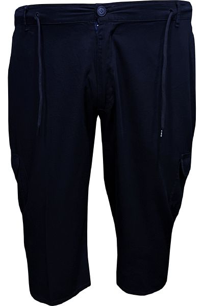 Surco Plus Size Slim Cargo Pocket Bermuda Shorts