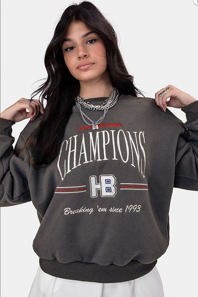 Madmext Mad Girls Damen Sweatshirt mit Aufschrift „Crazy“ MG930