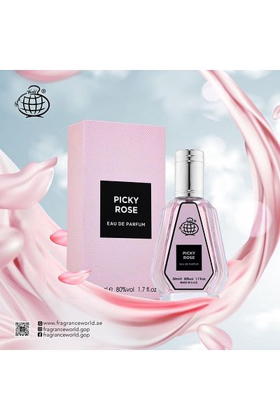 Fragrance World Picky Rose, Eau de Parfum, Women, 50 ml, 50 ml