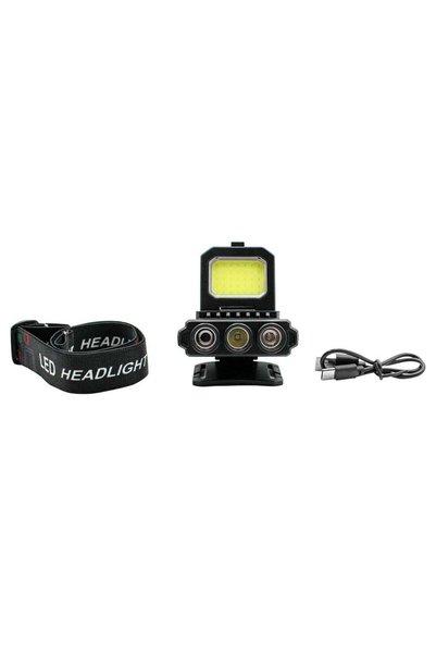Hegi Kafa Lambası RH4 | 140 Lümen LED | Şarjlı & Ayarlanabilir | E‑Faturaya U...