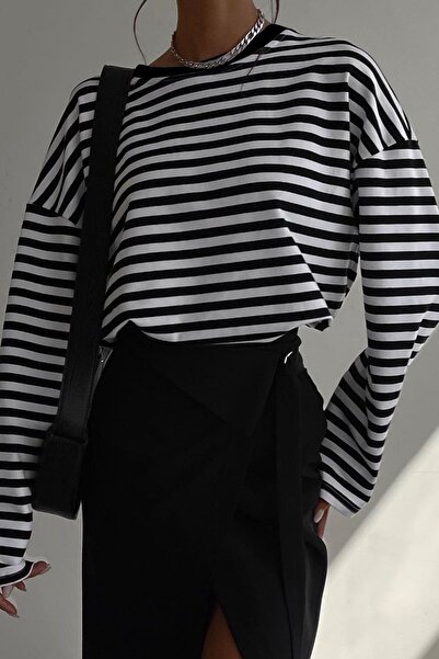 Madmext Černá mikina Mad Girls Mg980