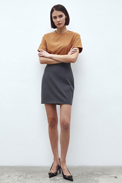 Madmext Brązowa koszulka Mad Girls Mg1351