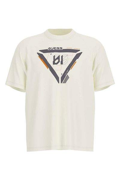 Guess Kandor Cn T-Shirt Men's White T-Shirt Z5Ri13Kce21-G018
