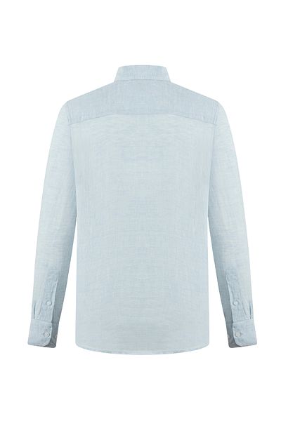 Mudo Regular Fit Linen Shirt with Pockets