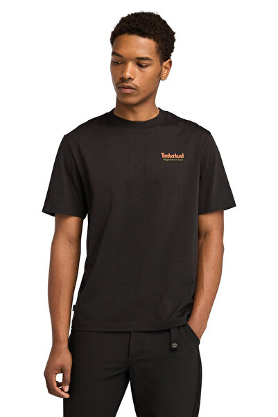 Timberland Rugged Active Gear Back G Siyah Erkek Kısa Kol T-Shirt