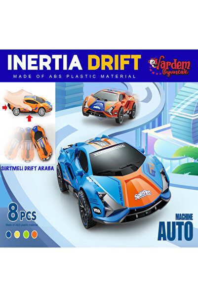 VARDEM OYUNCAK Drift Speed Friction Drifting Car Yellow