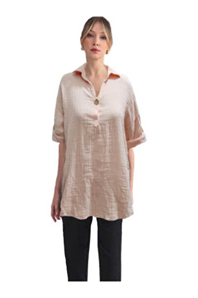 CEBECİ TİCARET KADIN BLUZ OTANTİK PAMUKLU TERLETMEZ MUSLİN KUMAŞ