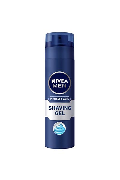 NIVEA NIVEA MEN Protect & Care Shaving Gel, Aloe Vera, 200ml