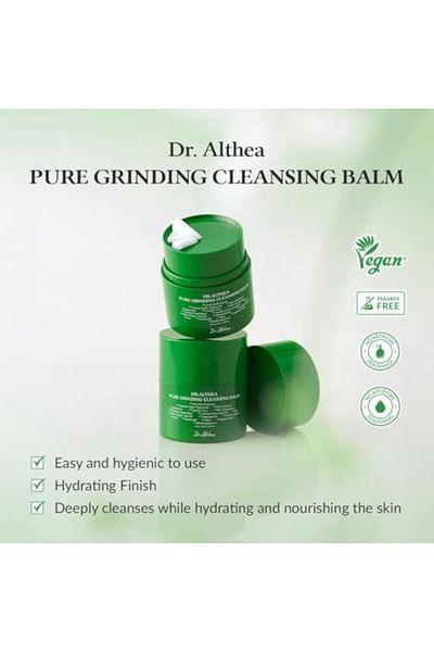 Dr. Althea Pure Green Cleansing Balm - Gentle Healthy Plant-Based Formula Safe for Sensitive Skin, 1