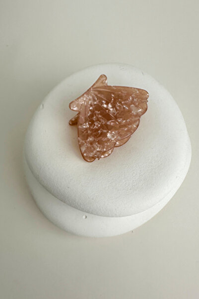 Modex Salmon Color Seashell Latch Hair Clip (6cm)