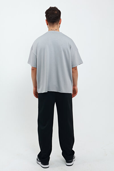 OXVİN Ανδρικό μπλουζάκι Oversize MODAL FABRIC Μαλακό που δεν ξεθωριάζει Basic φαρδύ μπλουζάκι