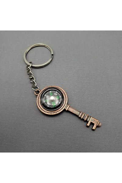 leyla sanat sanata yeni bir bakış açısı Compass Keychain with Key Design 24242448891