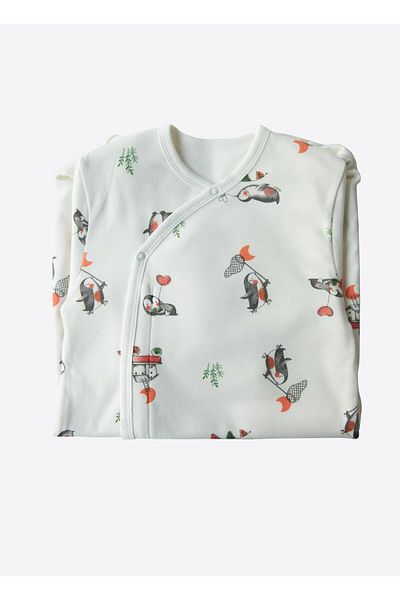kitikate Organic Little Penguin Sleeping Bag Ecru