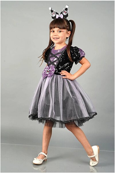 diamondstar Βραδινό φόρεμα για πάρτι γενεθλίων Kuromi Crown Ηλικία 3/10