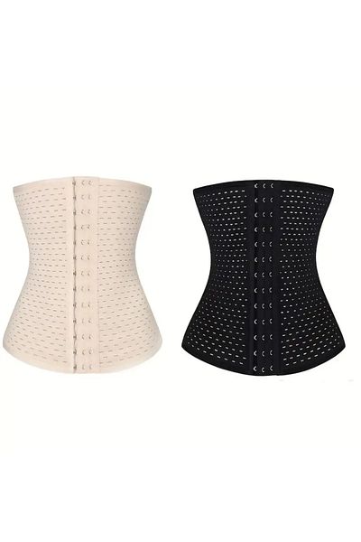 giyindegel 2-Piece Pregnant 2 Size Shaping and Firming Upright Posture Supported Underwire Maternity Corset