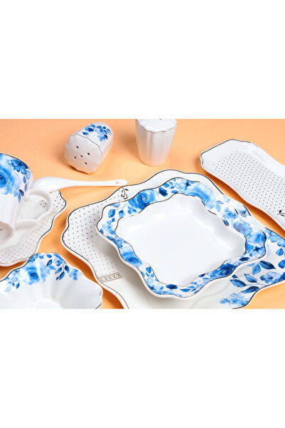 Veliday Defne Porselen 32 Parça Kahvaltı Takımı- Porselen Kahvaltı Takımı